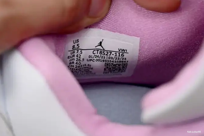 Cheap TBkick Retro CT8527-116 4 White Jordan Pink 0612